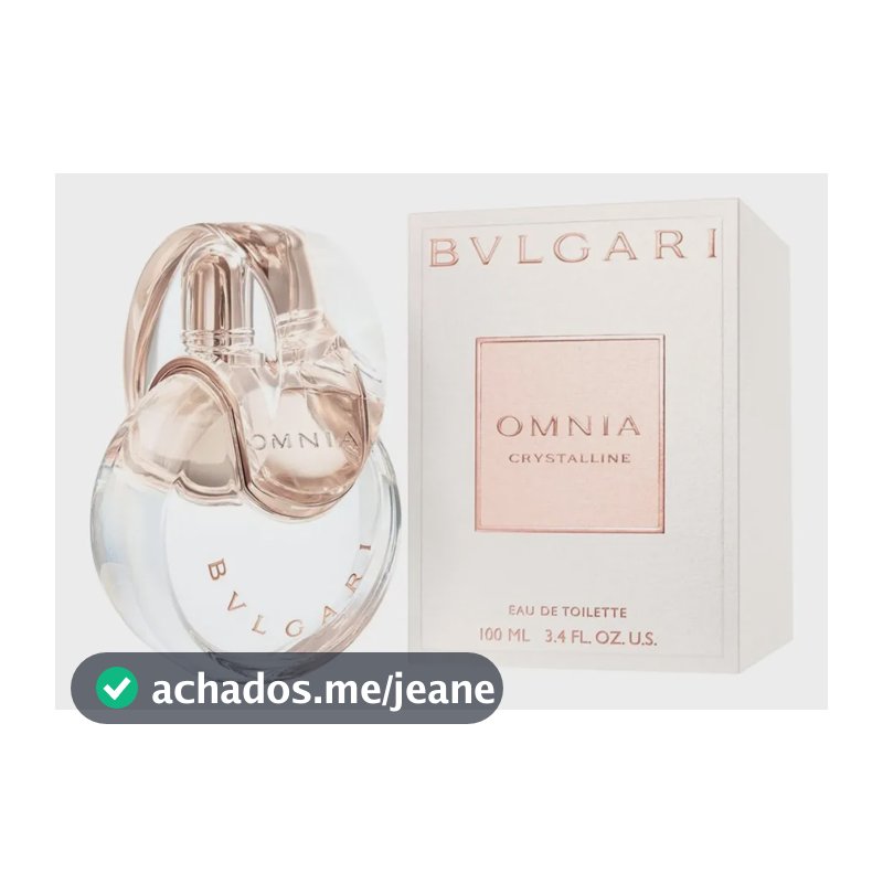 Bvlgari Omnia Crystalline Eau De Toilette 100ml Feminino