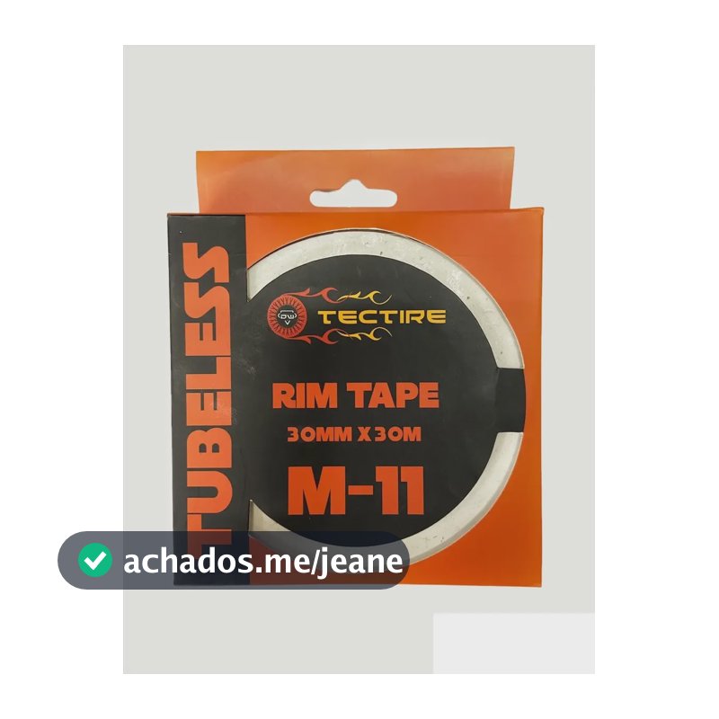 Fita Tubeless Tectire 30m X 30mm Vedação Aro Mtb Speed