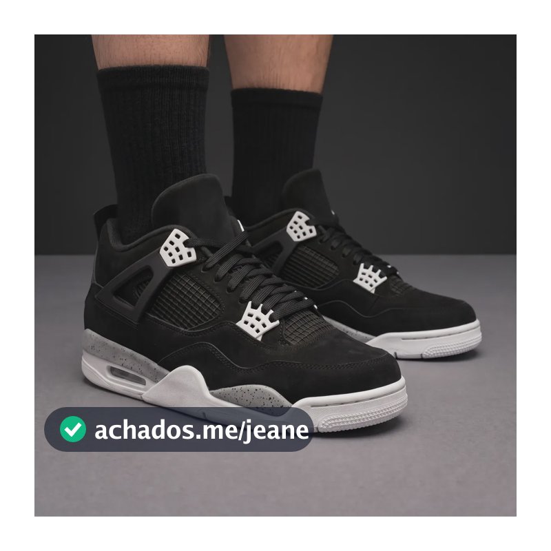 Tenis Bota Masculino Botinha 4 Perfomance Esporte Cano Alto Preto/branco 41 Br