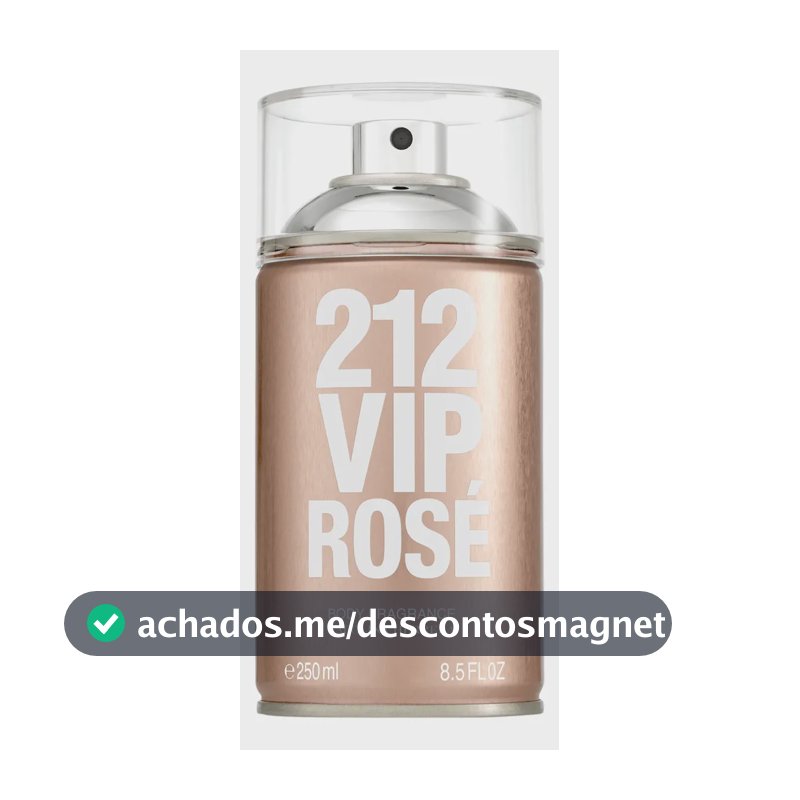 Carolina Herrera 212 Vip Rosé - Body Spray Feminino 250ml Única