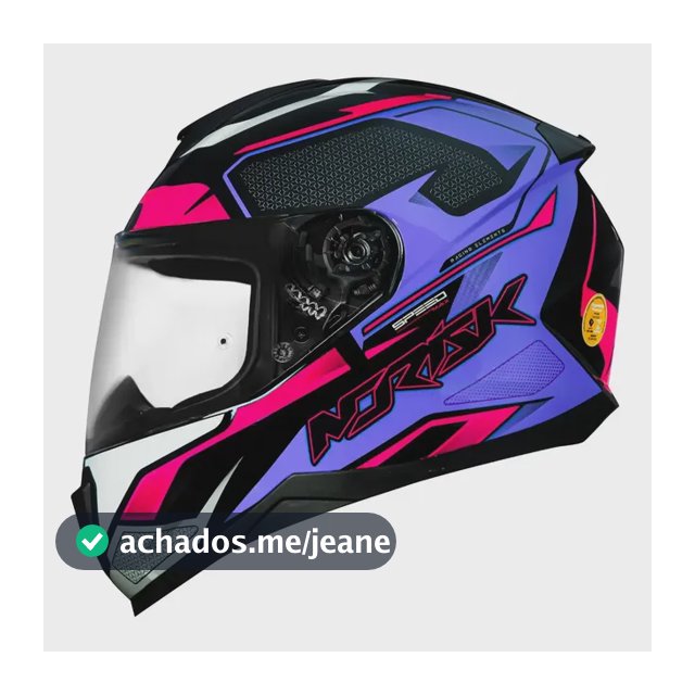 Capacete Moto Norisk Razor Sharp Speedmax Masculino Feminino