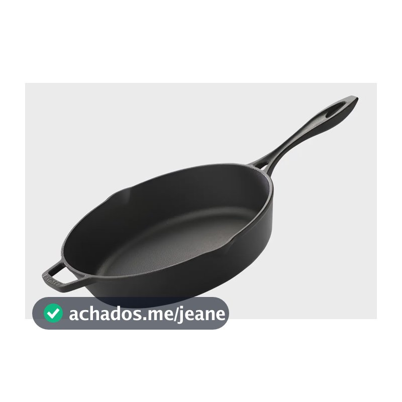 Frigideira de Ferro Fundido 28 cm Santana Líder para Fogão e Forno