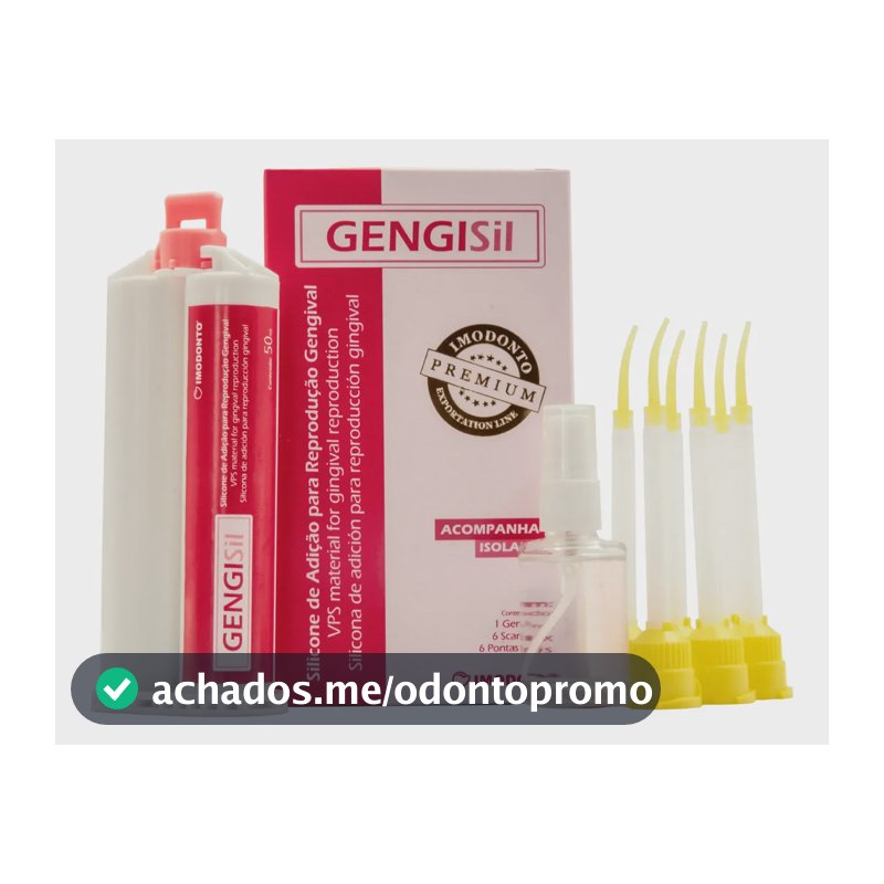 Gengiva Artificial Silicone Elástico Gengisil 50ml Imodonto