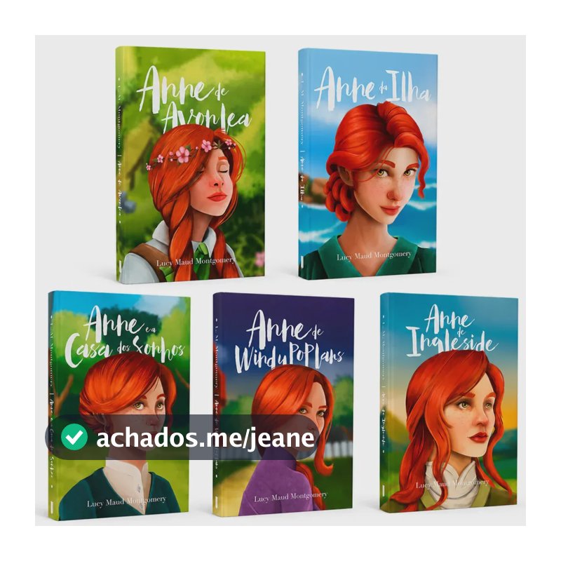 Coleção Anne de Green Gables Capa Dura | Kit 5 Livros | Lucy Maud Montgomery | Editora Penkal