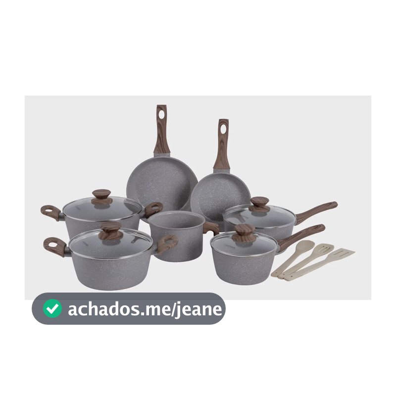 Conjunto de Panelas Indução Style Cook 10 Peças Grafito - Mimo Style