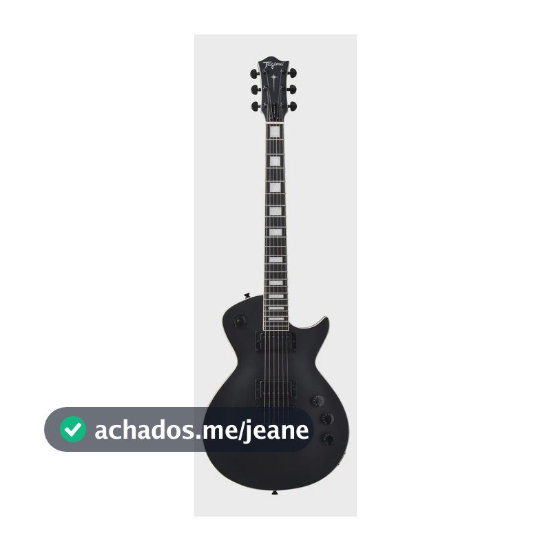 Guitarra Elétrica Les Paul Tagima Almach 6 Cordas Preto Fosco