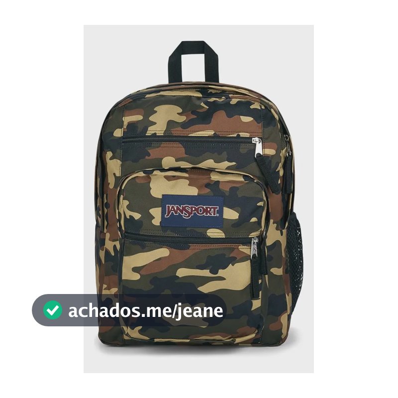 Mochila Big Student 34l Buckshot Camo Jansport Buckshot Camo Estampado