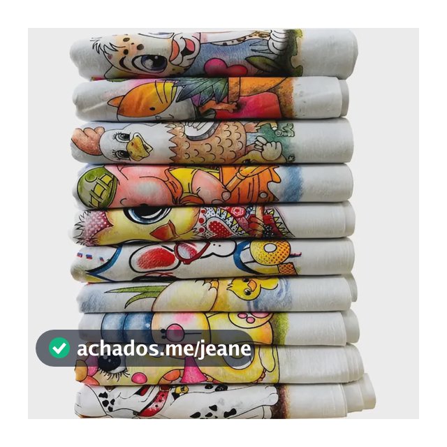 Kit 10 Pano De Prato Estampado 100% Algodão - 35cm X 60cm