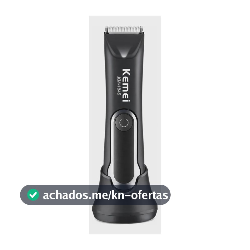 Máquina Kemei KM-1845 Sem Fio Recarregável
