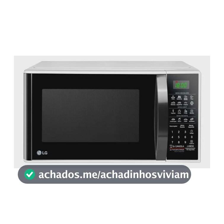 Micro-ondas LG 30L Branco Limpa Fácil - 127V