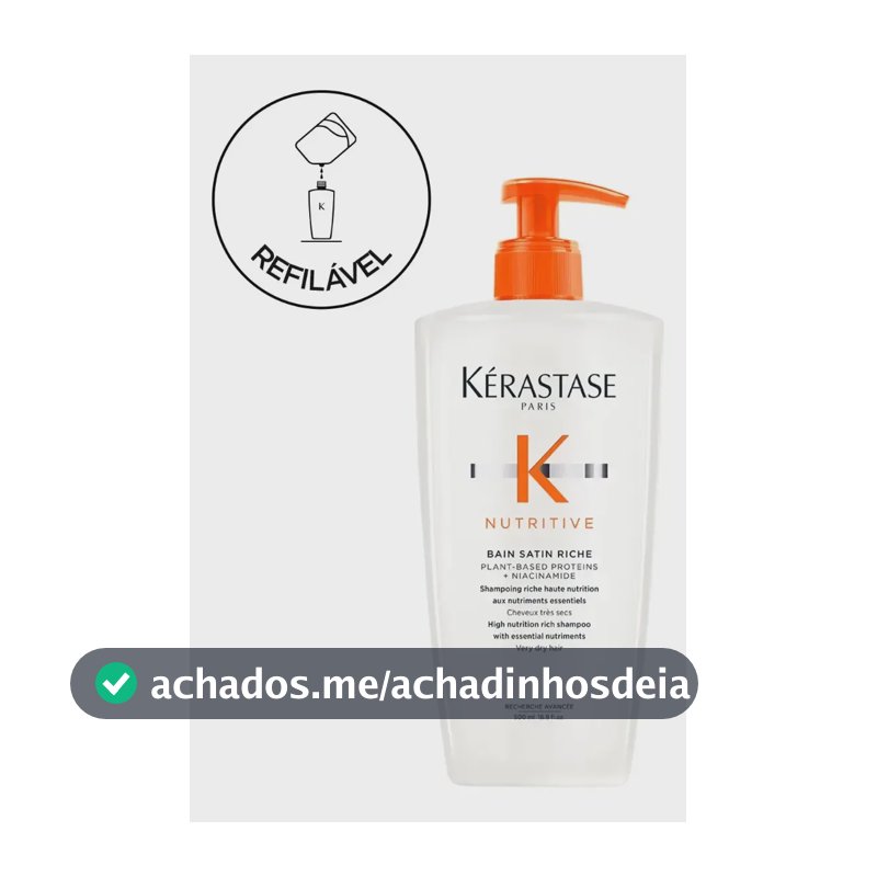 Shampoo Kérastase Bain Nutritive Satin Riche 500ml