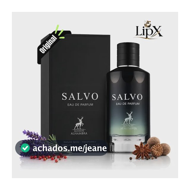Perfume Masculino Arabe Salvo Eua De Parfum Alhmabra 100ml Original C/ Nf