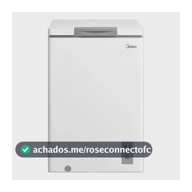 Freezer Horizontal 100l Inverter Bivolt Branco Midea Branco MDRC151FZD013