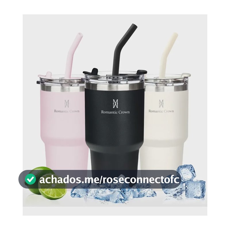 Copo Térmica 600ml Inox Anti-vazamento Para Café/chá/bebidas Preto Liso