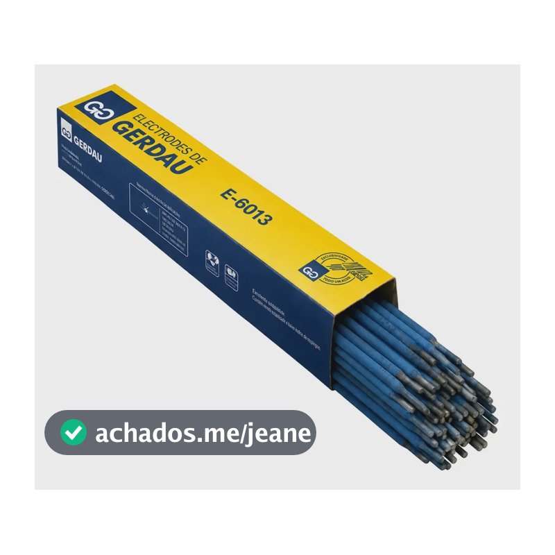 Eletrodo Revestido E6013 2,5mm 1kg Solda Ferro Aço Gerdau Azul