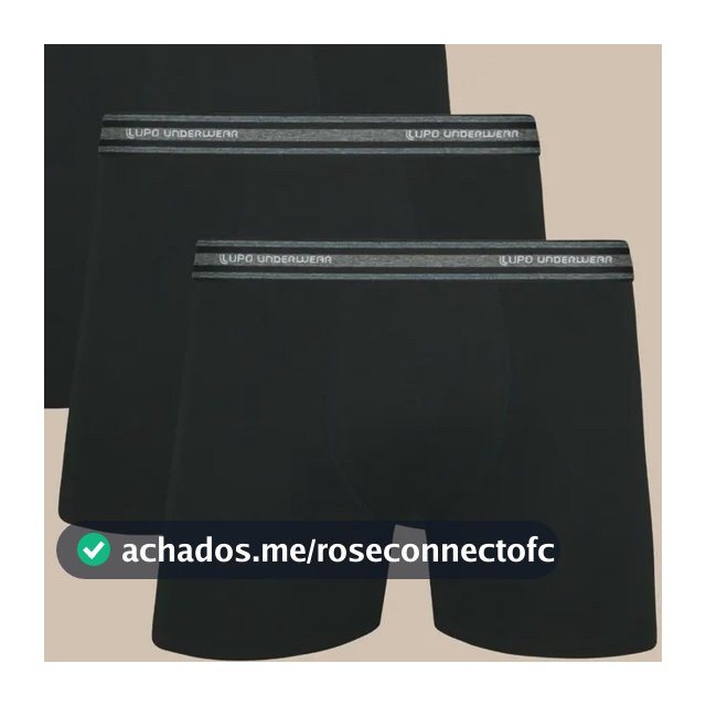 Kit 4 Cuecas Lupo Boxer Algodão Box Confortável Original