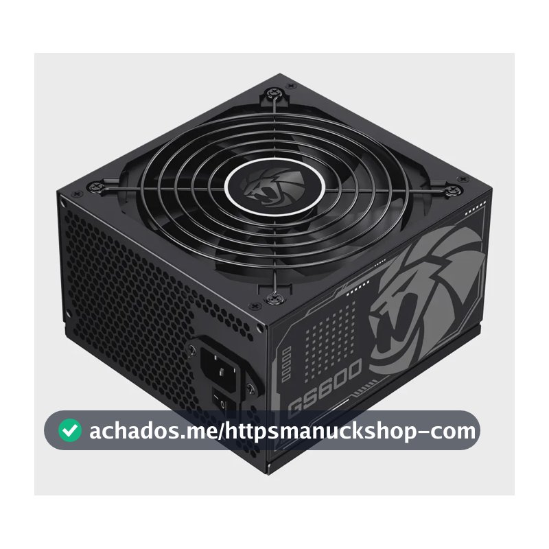 Fonte De Alimentacao 600w Gs600 80 Plus White Gamemax Cor Preto