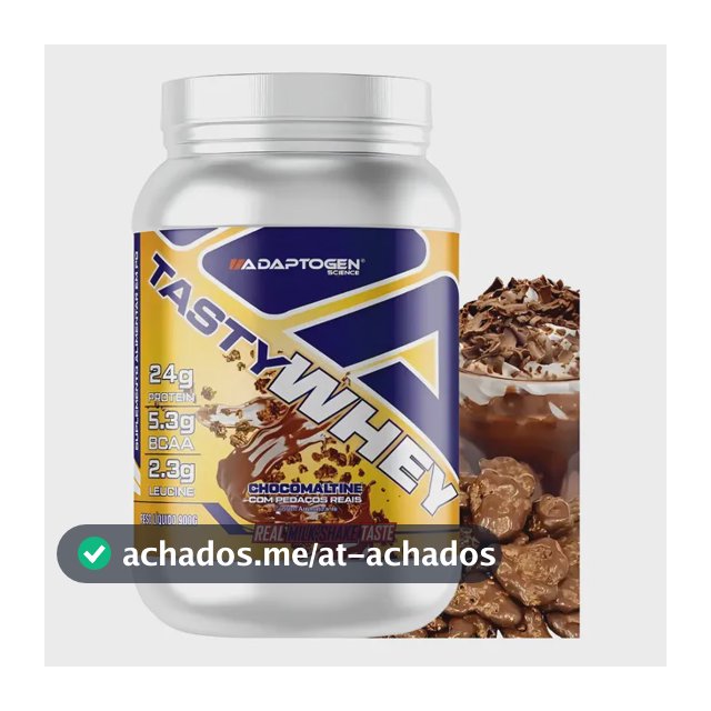 Suplemento Tasty Whey 3w Gourmet Whey Protein Adaptogen Scie Choco Maltine