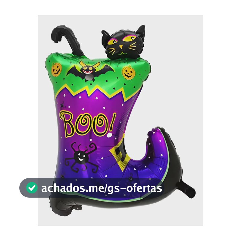 10 Balão Bota Halloween 70cm Metalizada Festa Dia Das Bruxas Roxo Bota Halloween 70cm