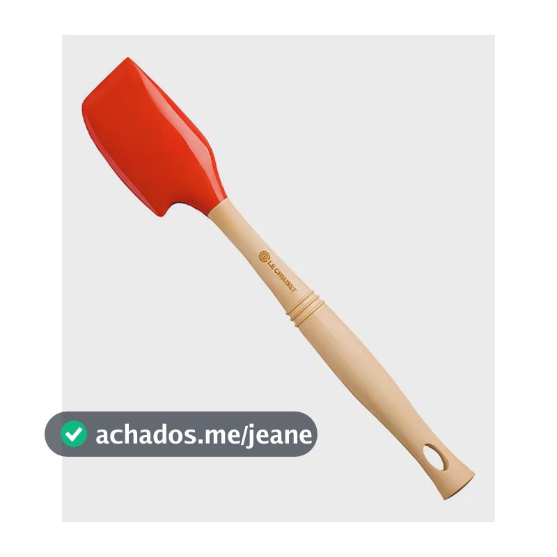 Espátula Em Silicone Le Creuset Venus Grande 33cm Vermelha