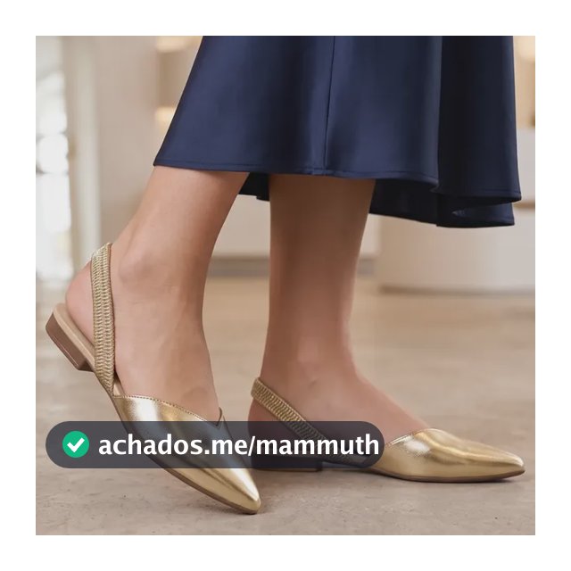 Sapatilha Beira Rio Slingback Bico Fino Leve Rasteira Mule