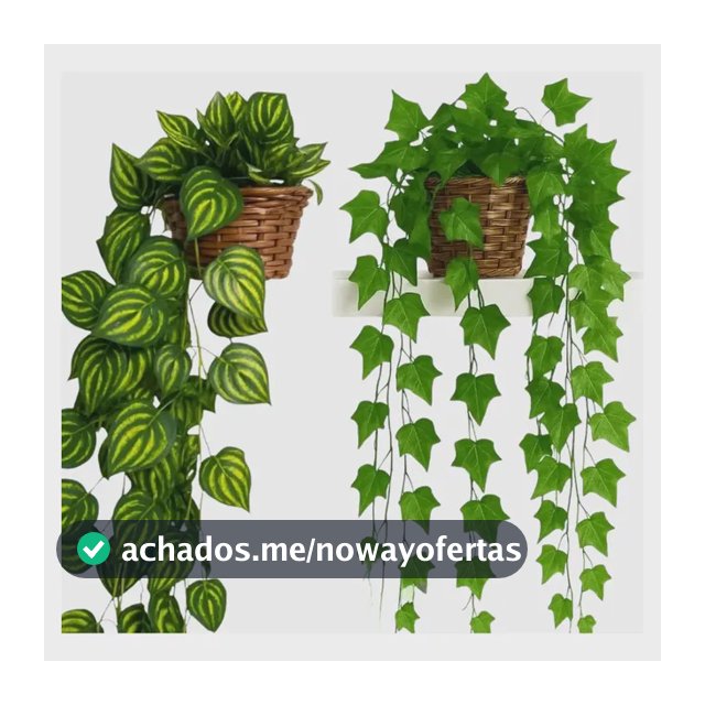Arranjo Com 2 Pendentes + 2 Vasos Trançado Marrom Decoração Verde