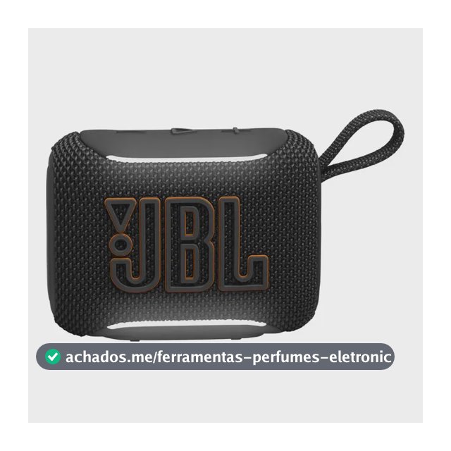 Caixa Som Jbl Go 5 Bluetooth Portátil Prova Dágua Preto
