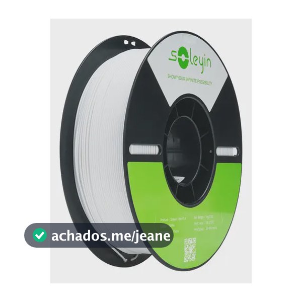 Filamento 3d Soleyin Ultra Pla 1kg 1.75mm Para Impressora Diversas Branco