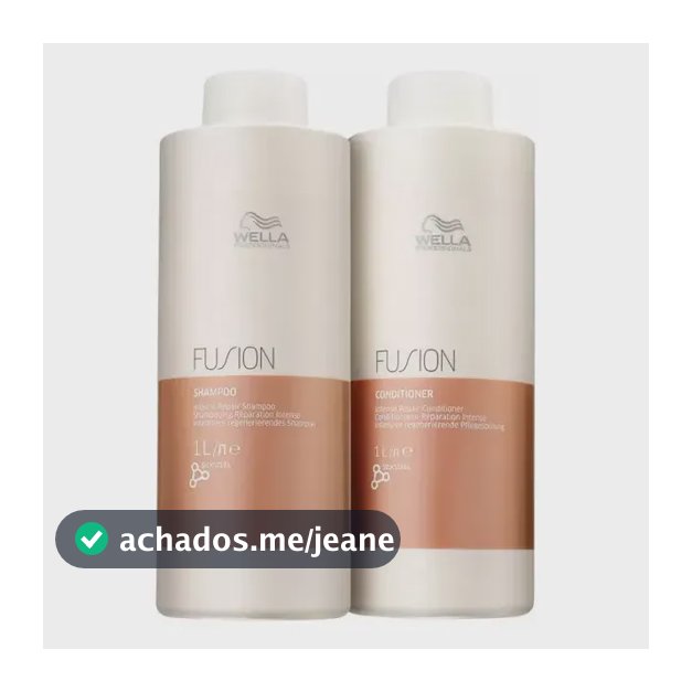 Wella Professionals Fusion Shampoo 1l + Condicionador 1l