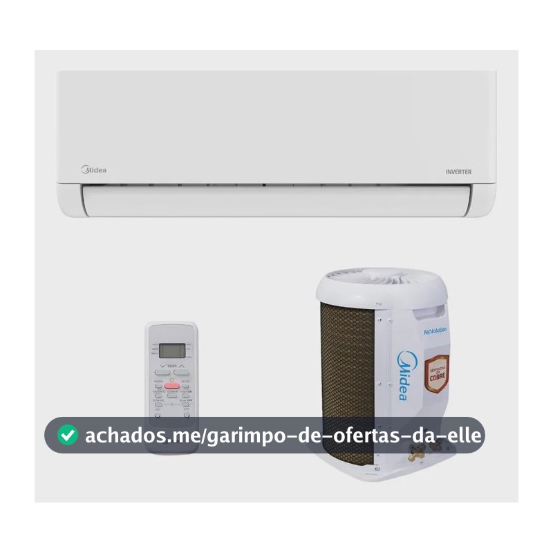 Ar Split Inverter 12000 Midea Airvolution Lite Frio 38TBVCA12M5 42EBVCA12M5