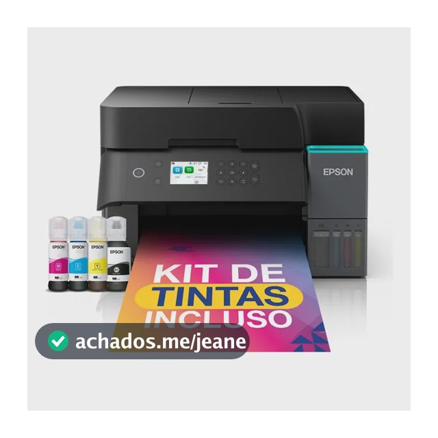 Epson L6370 Impressora Multifuncional Ecotank Bivolt Preto