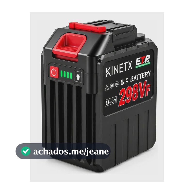 Bateria Kinetx Li-ion 21v 7.8ah Para Ferramentas 30 Células