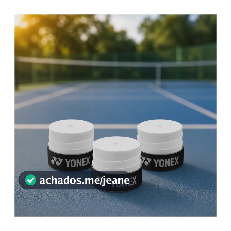Overgrip Yonex Super Grap - Pack C/3 Unidades Fita Cabo Raquete de Tenis Padel Badminton
