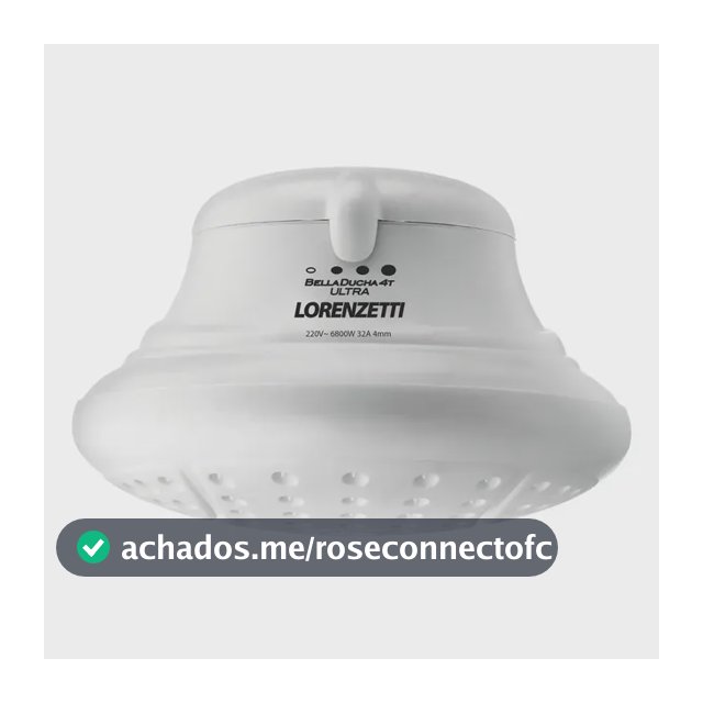 Chuveiro Bella Ducha 4T Ultra Lorenzetti Elétrica