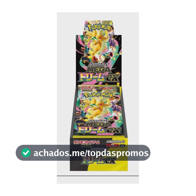 Box Pokémon Mega Dream Ex High Class Pack Japonês Lacrada Mega Dream Ex High Class Pack Box Japonês