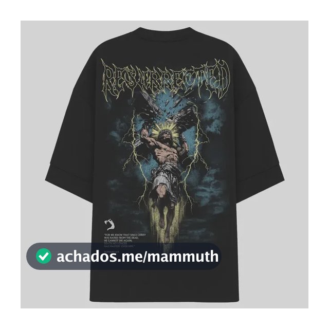 Camiseta Oversized  Berzerk - Resurrected