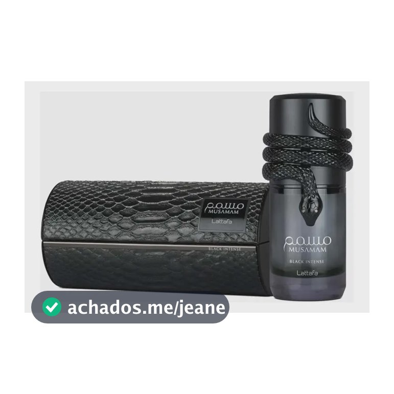 Perfume Musamam Black Intense Lattafa 100 Ml