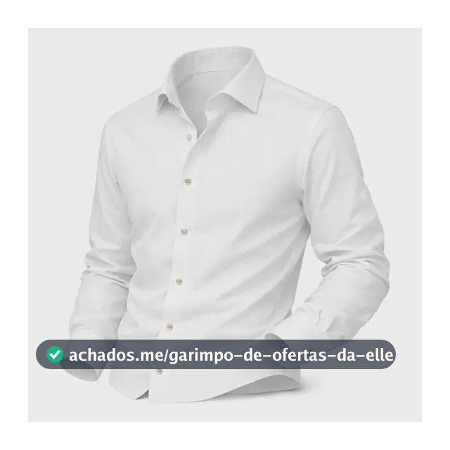 Camisa Social Masculina Slim Premium Manga Longa / Curta