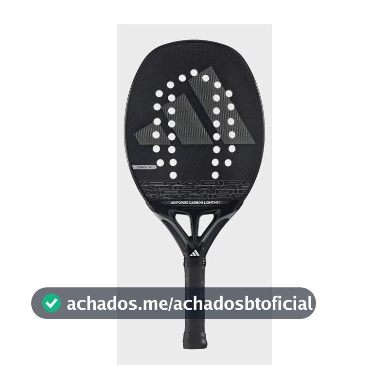 Raquete De Beach Tennis adidas Adipower Carbon Light 3.3 H31 312g 25.5 Balance