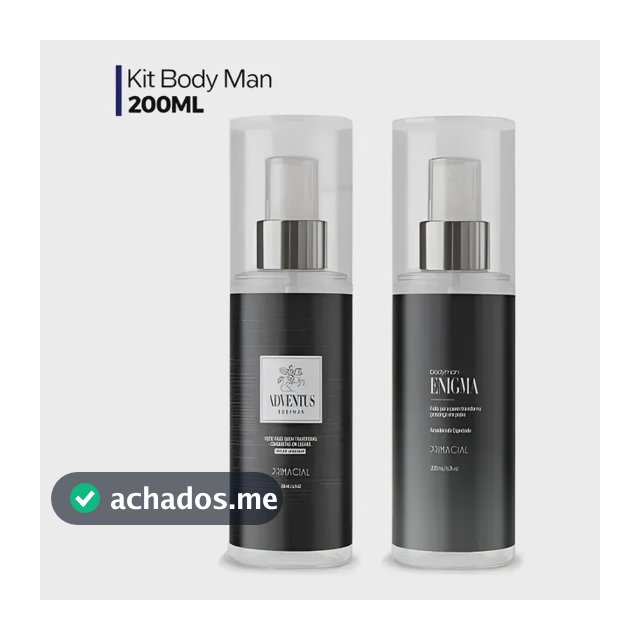 Kit Body Splash Masculino Adventus E Enigma 200ml