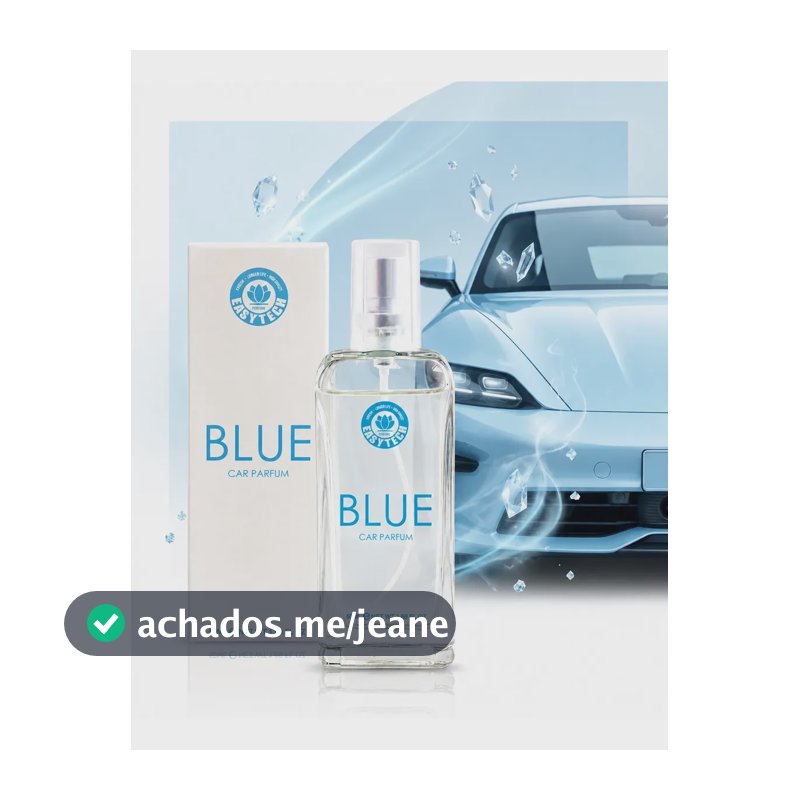 Perfume Automotivo Blue 50ml Easytech Aromatizante Spray Blue 50ml Easytech Cítrico Floral Frutado Fresco