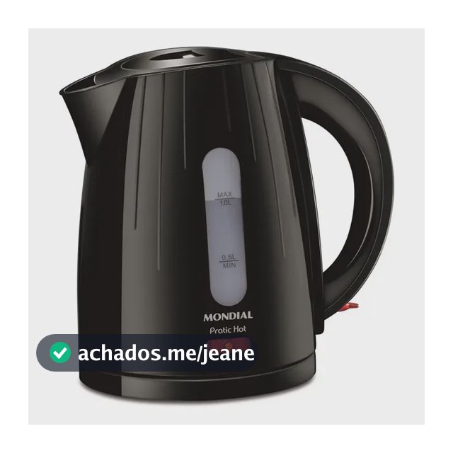 Chaleira Elétrica Pratic Hot, Mondial, 1200W - CE-07