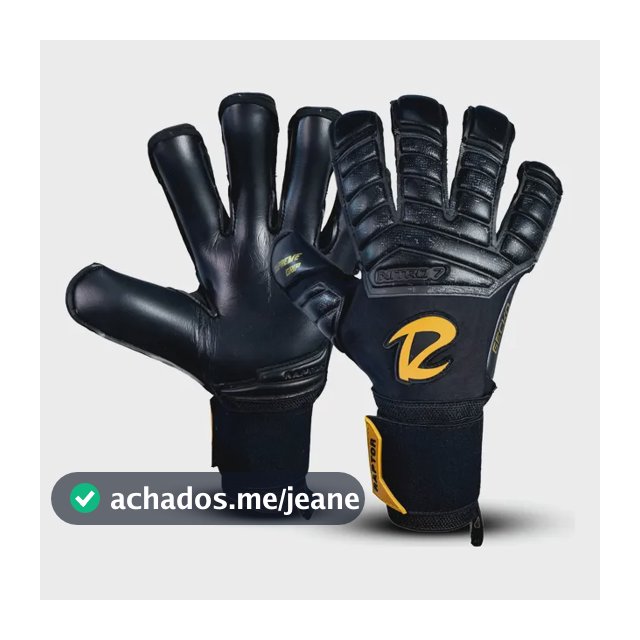 Luva Goleiro Campo Futebol Grip Raptor Nitro 7 Profissional