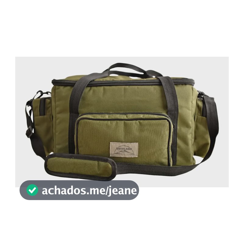 Bolsa Impermeável Para Pesca Extra Grande 55l Pescaria Top Verde-escuro Listras