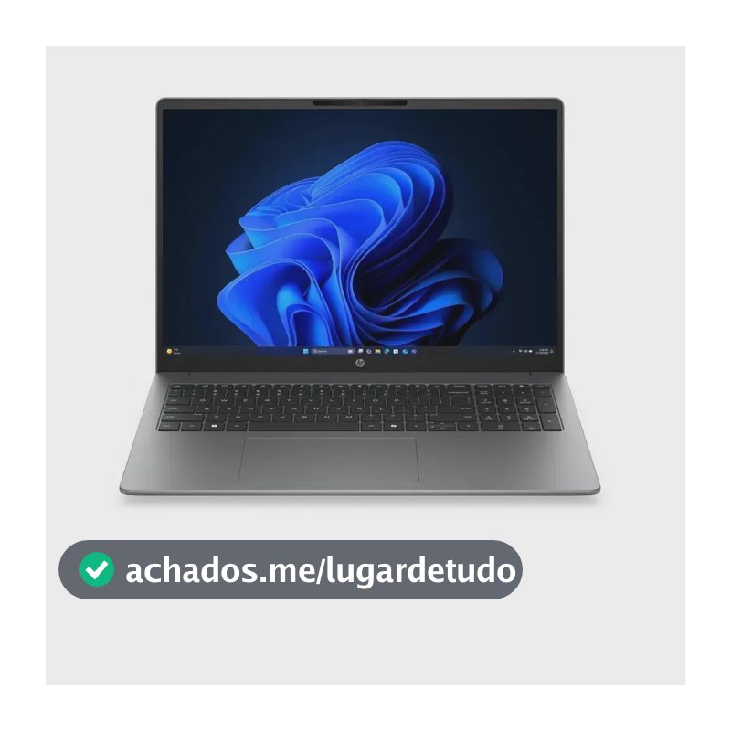 Notebook HP 200 G2i Intel Core 5-120U 16" Intel Graphics RAM 16GB (1x16GB) DDR5 5200 SSD 256GB PCIe4x4 Windows 11 Home PLS SL - E30Q9AT#AK4