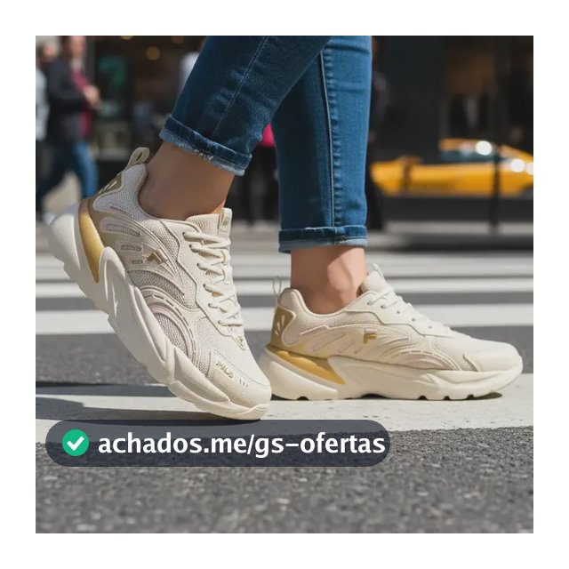 Tenis Feminino Fila Styling Sneaker Tratorado Confortavel