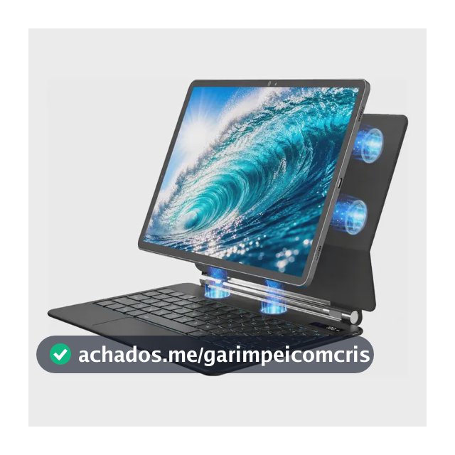Teclado Sem Fio Bettdow A1931 Preto Compatível iPad 10th e 11th A16