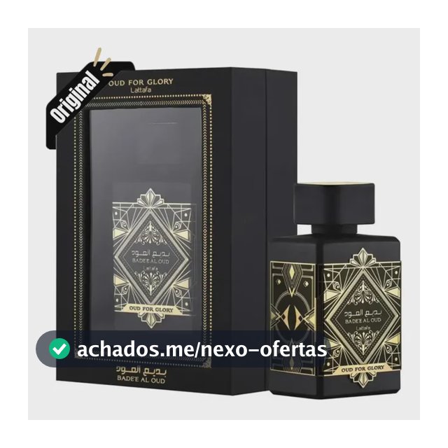 Perfume Arabe Badee Al Oud For Glory 100ml Masculino Edp