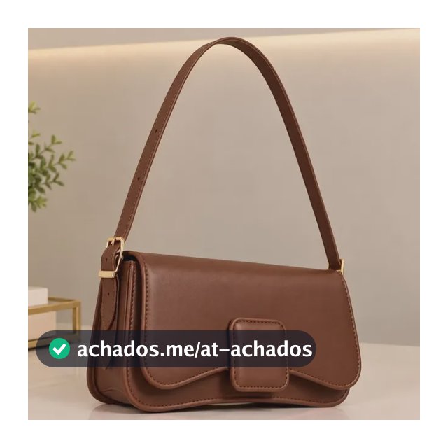 Bolsa Baguete Feminina De Ombro Compacta Casual E Festa