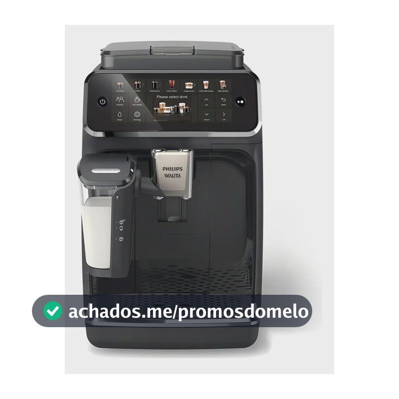 Cafeteira Espresso Superautomática LatteGo Philips Walita Série 4400 - EP4441